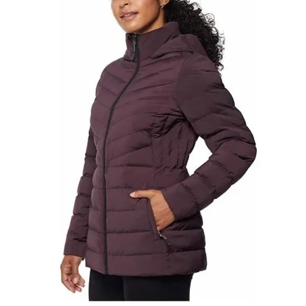 NWT 32  Degrees women's hooded four-way stretch winter jacket